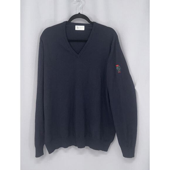 Johnston of Elgin Scotland Cashmere Sweater 2XL Monterey Peninsula Pebble Beach - Picture 1 of 11